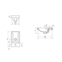 Товар: Раковина Cersanit Como S-UM-COM40/1, белый - фото 2 Раковина Cersanit Como S-UM-COM40/1, белый — фото 2, Раковины встраиваемые сверху