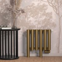 Отопительный радиатор Сунержа Кумир-0 EU50 правый 300х470 7 секций Матовое золото арт-032-0351-3007 — фото 4, Радиаторы отопления