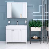 Товар: Зеркальный шкаф OSTIN 100 /AQUA DE MARCO 1100WCOST - фото 8 Зеркальный шкаф OSTIN 100 /AQUA DE MARCO 1100WCOST — фото 8, Зеркальные шкафы в ванную