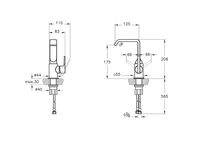 A4261639 Suit Смеситель для раковины глянцевый черный VITRA — фото 1, Смесители для раковины