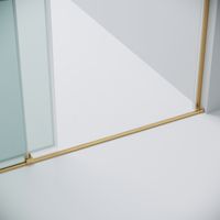 Дверь в нишу Grossman Galaxy 100.K33.01.100.32.00 (100х195) золото сатин,стекло прозрачное,раздвижная, 1 место — фото 6, Раздвижные душевые двери