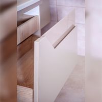 Тумба под раковину подвесная Бриклаер Брайтон бежевый, 60 см арт-4627125415791 — фото 8, Тумбы с раковиной