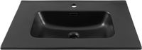 Раковина Aquanet Flat 70 черная матовая арт-00329254 — фото 4, Раковины встраиваемые сверху