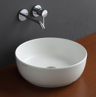 Раковина Scarabeo GLAM накладная без перелива без отверстий цвет белый матовый арт-1807 41 — фото 3, Раковины накладные