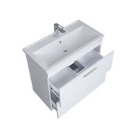 Тумба напольная "НЕО-80 см" с 2-я ящ. белая (ум.Фостер-80) арт-108019-1K — фото 4, Тумбы под раковину