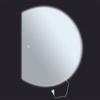 Зеркало с LED-подсветкой MOON (90*110) /AQUA DE MARCO Moon90/110 — фото 9, Зеркала в ванную комнату