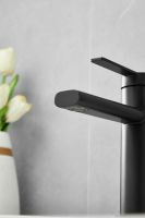 Смеситель для раковины BELZ , черный арт-B10813-7 — фото 3, Смесители для раковины