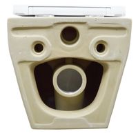 Унитаз подвесной Azario MONEO 530х365х370 безободковый, в комплекте с быстросъемным сидением микролифт арт-AZ-0062 — фото 8, Подвесные унитазы