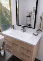 Раковина KIROVIT Дуглас 1050 мебельная белый 4640021067918 арт-Вн Крв66 — фото 2, Раковины встраиваемые сверху