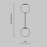 Товар: Подвесной светильник Maytoni MOD427PL-L20B3K - фото 2 Подвесной светильник Maytoni MOD427PL-L20B3K — фото 2, Подвесные светильники