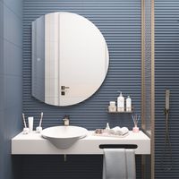 Зеркало с LED-подсветкой MOON (90*110) /AQUA DE MARCO Moon90/110 — фото 8, Зеркала в ванную комнату