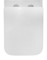 Унитаз-моноблок AZARIO STOUN 405х750х780 напольный, безободковый, в комплекте с сиденьем дюропласт микролифт, белый арт-AZ-1109 — фото 8, Напольные унитазы