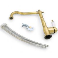 Товар: CUCINA OXFORD См-ль д/кухни моноком., ручка белая/бронза арт-18195 - фото 8 CUCINA OXFORD См-ль д/кухни моноком., ручка белая/бронза арт-18195 — фото 8, Смесители для кухни