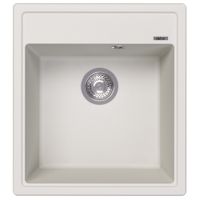 Кухонная мойка ABBER Quarz AQ2901W белый — фото 1, Кухонные мойки