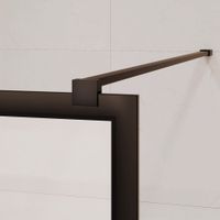 Товар: Душевая перегородка RGW WA-11-B 100x200 профиль черный, стекло прозрачное(принт), арт-32101110-84 - фото 6 Душевая перегородка RGW WA-11-B 100x200 профиль черный, стекло прозрачное(принт), арт-32101110-84 — фото 6, Душевые перегородки