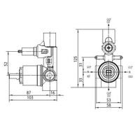 Товар: Встраиваемая часть Bossini Z00005 для смесителей для ванны и душа на 2 потребителя - фото 2 Встраиваемая часть Bossini Z00005 для смесителей для ванны и душа на 2 потребителя — фото 2, Комплектующие для душевого оборудования