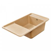 Мойка для кухни Беллис 87 870x510x250 мм, прямоуг., песочный 1A724832BS220 — фото 4, Кухонные мойки