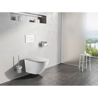 Сет: Инсталляция для подвесного унитаза AZARIO FORTE + подвесной унитаз Azario Grado безободковый, слив "скрытое Торнадо + Кнопка смыва AZARIO FORTE хром глянцевый арт-AZ-100-100F+AZ-0046-UQ3+AZ-100-002F — фото 14, Комплекты унитаз + инсталляция