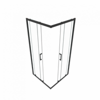 ДШ Фикс-Блэк 90*90, квадрат (2 места) арт-Щ0000067440 — фото 14, Квадратные душевые уголки
