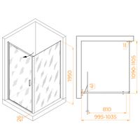 Товар: Душевой уголок RGW SV-145 1000x1100 703214501-11 - фото 4 Душевой уголок RGW SV-145 1000x1100 703214501-11 — фото 4, Душевые уголки