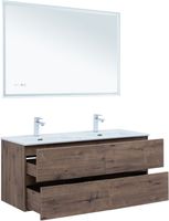 Тумба под раковину Aquanet Алвита New 60 2 ящика, дуб веллингтон табак арт-00334184 — фото 14, Тумбы под раковину