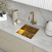 Товар: Кухонная мойка Reflexion Iseo RX2250GD брашированное золото - фото 117 Кухонная мойка Reflexion Iseo RX2250GD брашированное золото — фото 117, Кухонные мойки