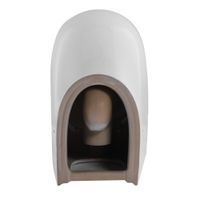 Унитаз ABBER Bequem AC1111T приставной белый, безободковый, смыв торнадо — фото 12, Напольные унитазы