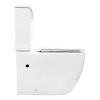 Унитаз-компакт Azario Verona 360х660х800, напольный, безободковый, система смыва "Торнадо", в комплекте с быстросъемным сиденьем микролифт арт-AZ-8301 — фото 10, Напольные унитазы