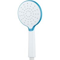 лейка MELODIA 1 функция, d100мм, белый/голубой MKP26119_wt — фото 1, Лейки для душа