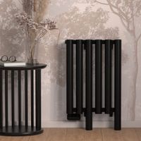 Отопительный радиатор Сунержа Кумир-0 EU50 левый 500х330 5 секций Матовый чёрный арт-31-0350-5005 — фото 4, Радиаторы отопления