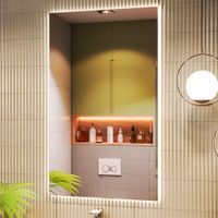 Зеркало с подсветкой VIGO Quadro Comfort 600 144 — фото 2, Зеркала в ванную комнату