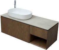 Тумба под раковину Allen Brau Infinity 120 1.21006.NO L дуб — фото 8, Тумбы под раковину