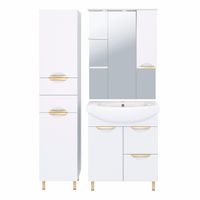 Товар: Зеркальный шкаф ELEGANSE 75 /золото/правый/ AQUA DE MARCO 1075CGELE/R - фото 3 Зеркальный шкаф ELEGANSE 75 /золото/правый/ AQUA DE MARCO 1075CGELE/R — фото 3, Зеркальные шкафы в ванную