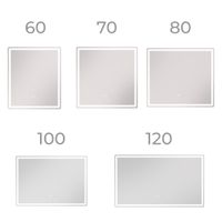 Зеркало с подсветкой VIGO Geometry Luxe 1000 211 — фото 9, Зеркала в ванную комнату