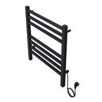 Товар: Полотенцесушитель электрический AZARIO ANCONA 500/600 квадрат, 7 секций, диммер справа, черный арт-AZ71856B - фото 2 Полотенцесушитель электрический AZARIO ANCONA 500/600 квадрат, 7 секций, диммер справа, черный арт-AZ71856B — фото 2, Электрические полотенцесушители