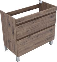 Тумба под раковину Aquanet Нота New 90 напольная, дуб веллингтон табак арт-00344145 — фото 7, Тумбы под раковину