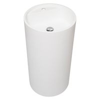 Моноблок Alfa из Solid Perfection (45см*45см*81см) /белый/ AQUA DE MARCO арт-ALFAL45_SOL — фото 3, Раковины напольные