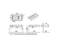 65675 Origin Тумба 90 см с выдвижным ящиком левый дуб (без раковины без столешницы) VITRA — фото 4, Тумбы под раковину