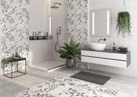 AS4R092D-69 Плитка грес глаз. Apeks_Cers Сер. 42*42 _ декорированный 1 \69,52 — фото 1, Керамическая плитка