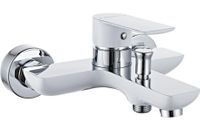 Смеситель для ванны с душем Aquanet Arctic арт-AF520-20СW — фото 4, Смеситель для ванны