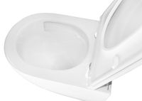 Товар: Унитаз подвесной Azario Trevi 495х360х390 безободковый, слив "Скрытое Торнадо", в комплекте с сидением микролифт, белый арт-AZ-0093UQ3 - фото 5 Унитаз подвесной Azario Trevi 495х360х390 безободковый, слив "Скрытое Торнадо", в комплекте с сидением микролифт, белый арт-AZ-0093UQ3 — фото 5, Подвесные унитазы