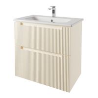 Товар: Тумба EUPHORIA, 80 см, подвесная/напольная, 2 ящика, бежевый матовый арт-99.2019 - фото 3 Тумба EUPHORIA, 80 см, подвесная/напольная, 2 ящика, бежевый матовый арт-99.2019 — фото 3, Тумбы под раковину