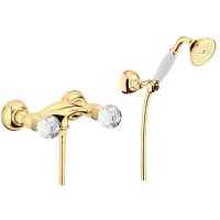 Смеситель для душа Webert Karenina , золото арт-KA760101010 — фото 1, Смесители для душа с лейкой