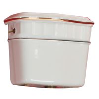 GIANETA Бачок подвесной высокий, д/напольного WC, декор: D1 золото/белая керамика арт-20937 — фото 1, Подвесные унитазы