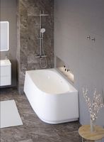 Акриловая ванна угловая левосторонняя CEZARES арт-CZR-LUX-CORNER-165-80-58-L — фото 2, Акриловые ванны