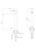 Товар: Agger Sweet смеситель для накладной раковины однорычажный высокий, оружейная сталь матовая арт-A2712155 - фото 5 Agger Sweet смеситель для накладной раковины однорычажный высокий, оружейная сталь матовая арт-A2712155 — фото 5, Смесители для раковины