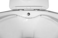 Унитаз подвесной c функцией биде Azario Allegro 360х490х360 безободковый, встроенный смеситель, крышка с сиденьем микролифт арт-AZ-3105B — фото 6, Подвесные унитазы