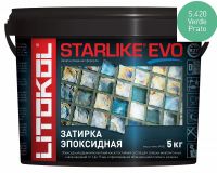 Затирка эпоксидная Litokol STARLIKE EVO S.420 VERDE PRATO 485390004 — фото 1, Затирка для плитки
