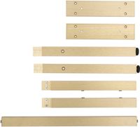 Ножки для мебели Allen Brau Reality 80 1.320B12.03 латунь браш — фото 1, Комплектующие для мебели в ванной