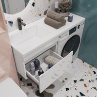 Тумба под раковину VIGO Urban 600 подвесная белый (042) — фото 3, Тумбы под раковину